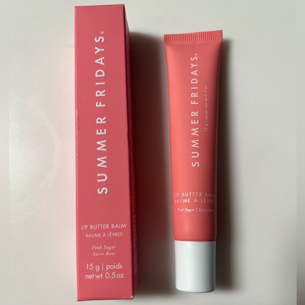 BNIB Summer Fridays Pink Sugar Lip Butter Balm